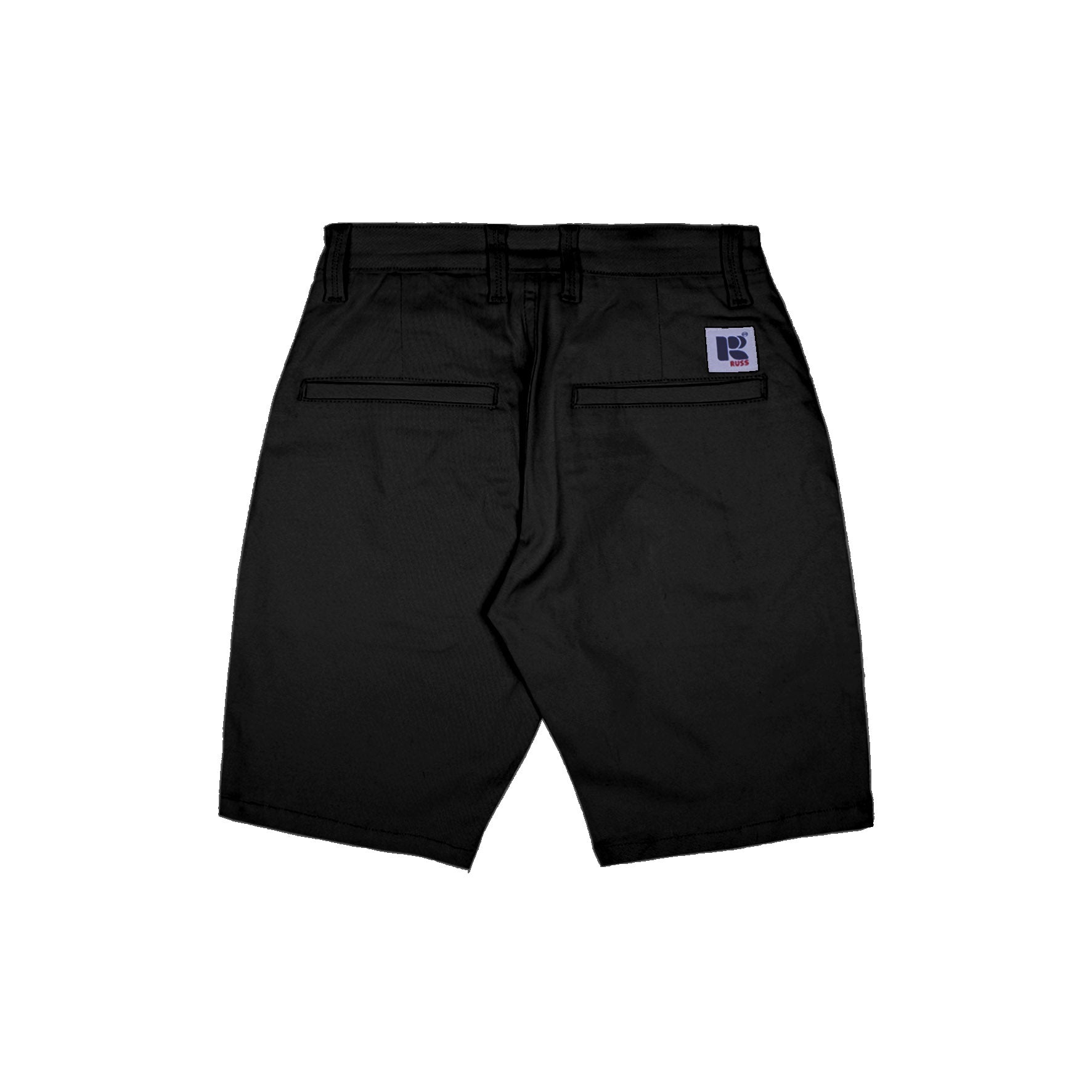 Pants Short Twill Streach Suspect Short Black | Russ & Co