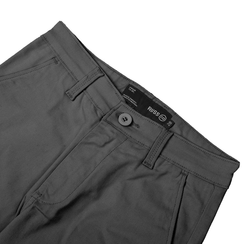 Celana Chino Pendek Russ Tersangka Warna Abu Tua