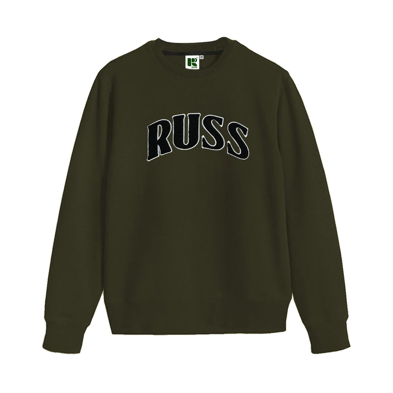 Russ Sweater Crewneck Raws Olive