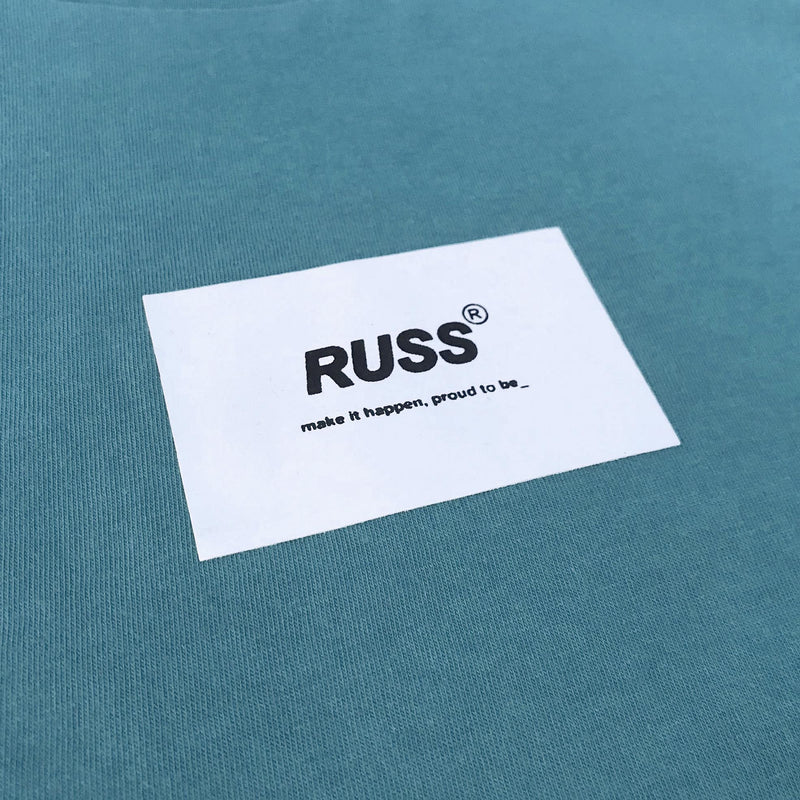 Russ Tshirt Microstamp Blue