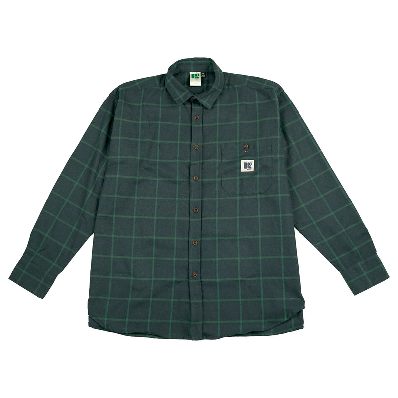 Russ Shirt Flannel New Bigger Green