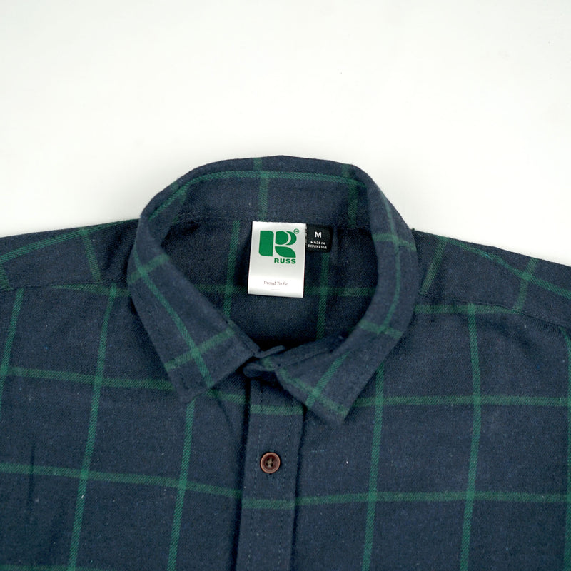 Russ Shirt Flannel New Bigger Green