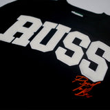 Russ Sweater Crewneck Blooms Black