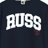 Russ Sweater Crewneck Blooms Navy