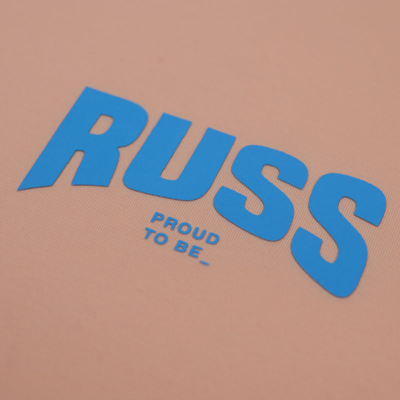 Russ Tshirt Stands Peach