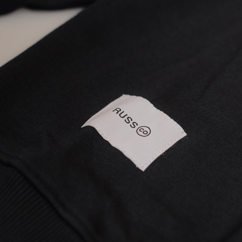 Russ Sweater Crewneck Commit Black
