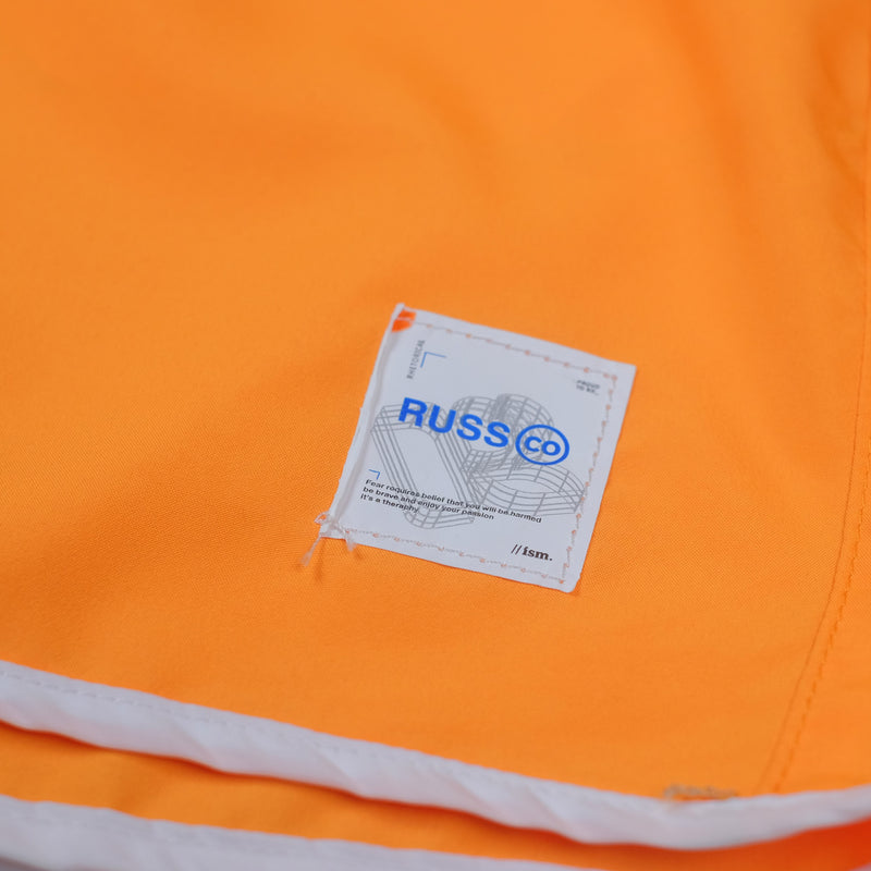 Russ Classic Running Short Orange