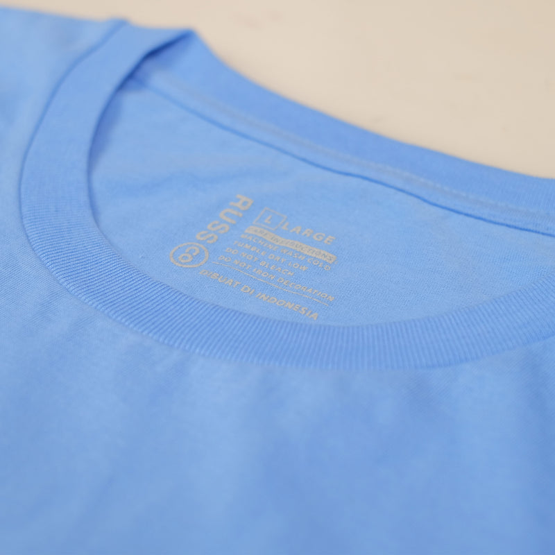 Russ Tshirt Straighfor SS Blue