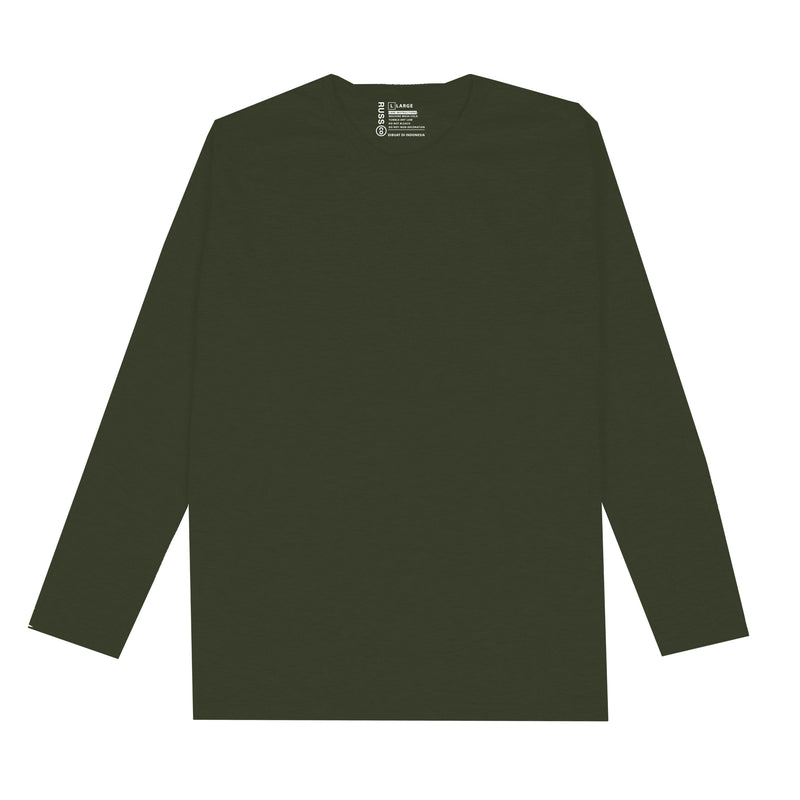 Russ Tshirt Straighfor Ls Olive
