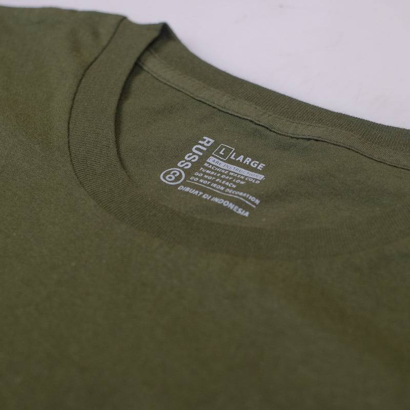 Russ Tshirt Straighfor Ls Olive