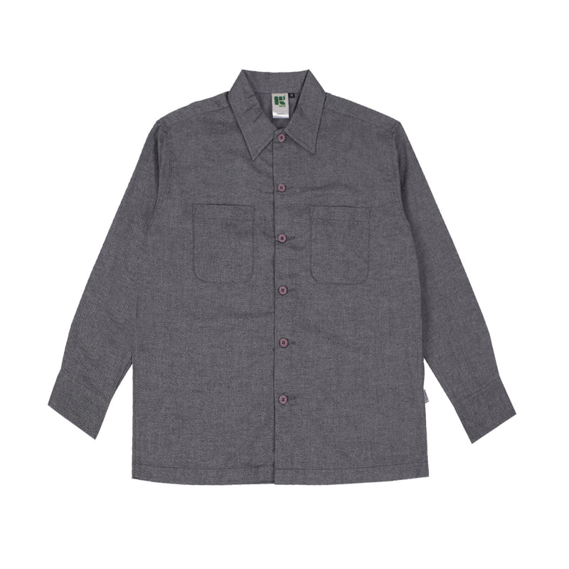 Russ Flannel Hemwoll Dark Grey