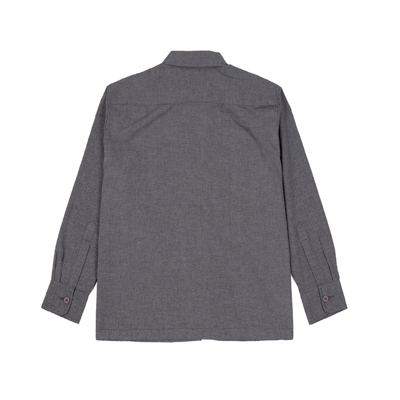 Russ Flannel Hemwoll Dark Grey