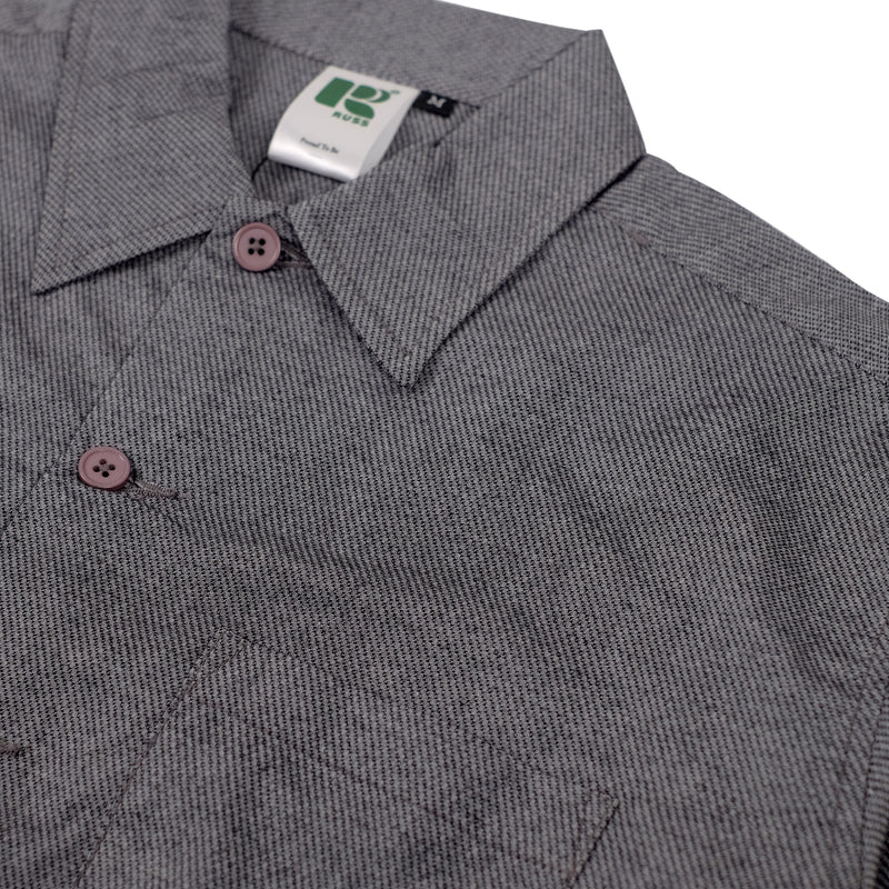Russ Flannel Hemwoll Dark Grey