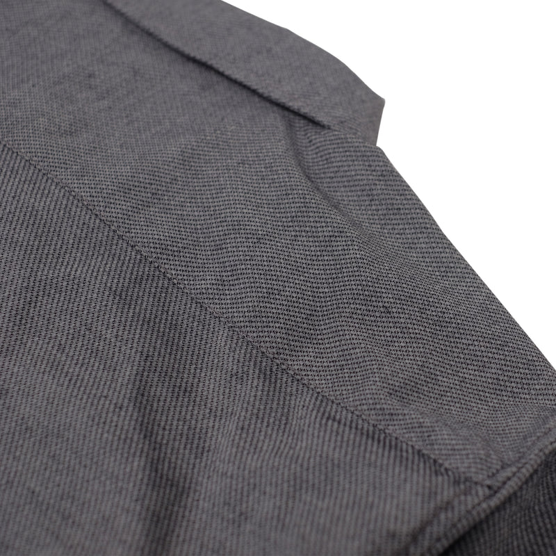 Russ Flannel Hemwoll Dark Grey