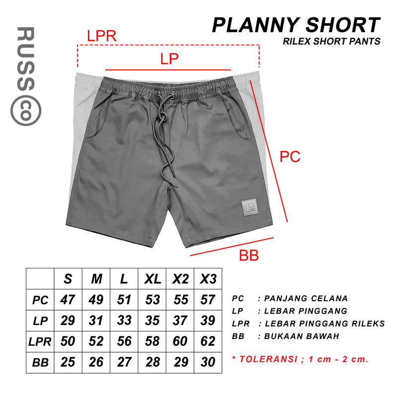 Russ Short Pants Planny Brown