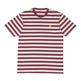 Russ Tshirt Kaos Pria Salur Big Line Maroon