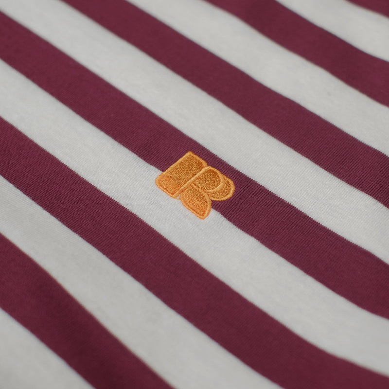 Russ Tshirt Kaos Pria Salur Big Line Maroon