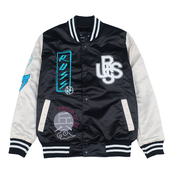 Russ Varsity Jacket Hiro Black