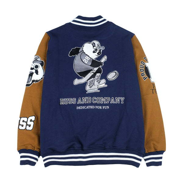 Russ Varsity Jacket Funda Navy