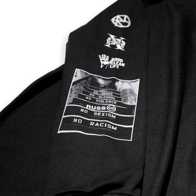 Russ Sweater Crewneck Straightedge Black