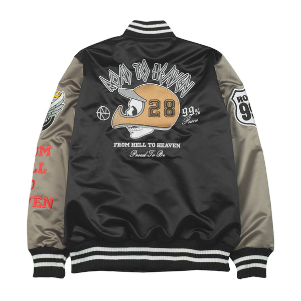 Russ Varsity Jacket Heaven Black