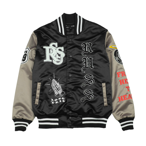 Russ Varsity Jacket Heaven Black