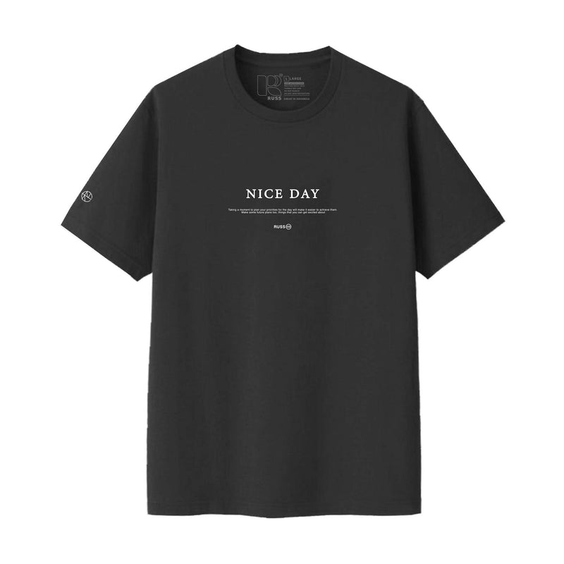 Russ Kaos Pria Nice Day Tshirt Black