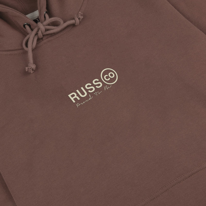 Russ Sweater Hoodie Props Dark Brown