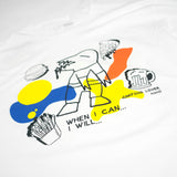 Russ Kaos Pria  Junkfood Ls White Tshirt