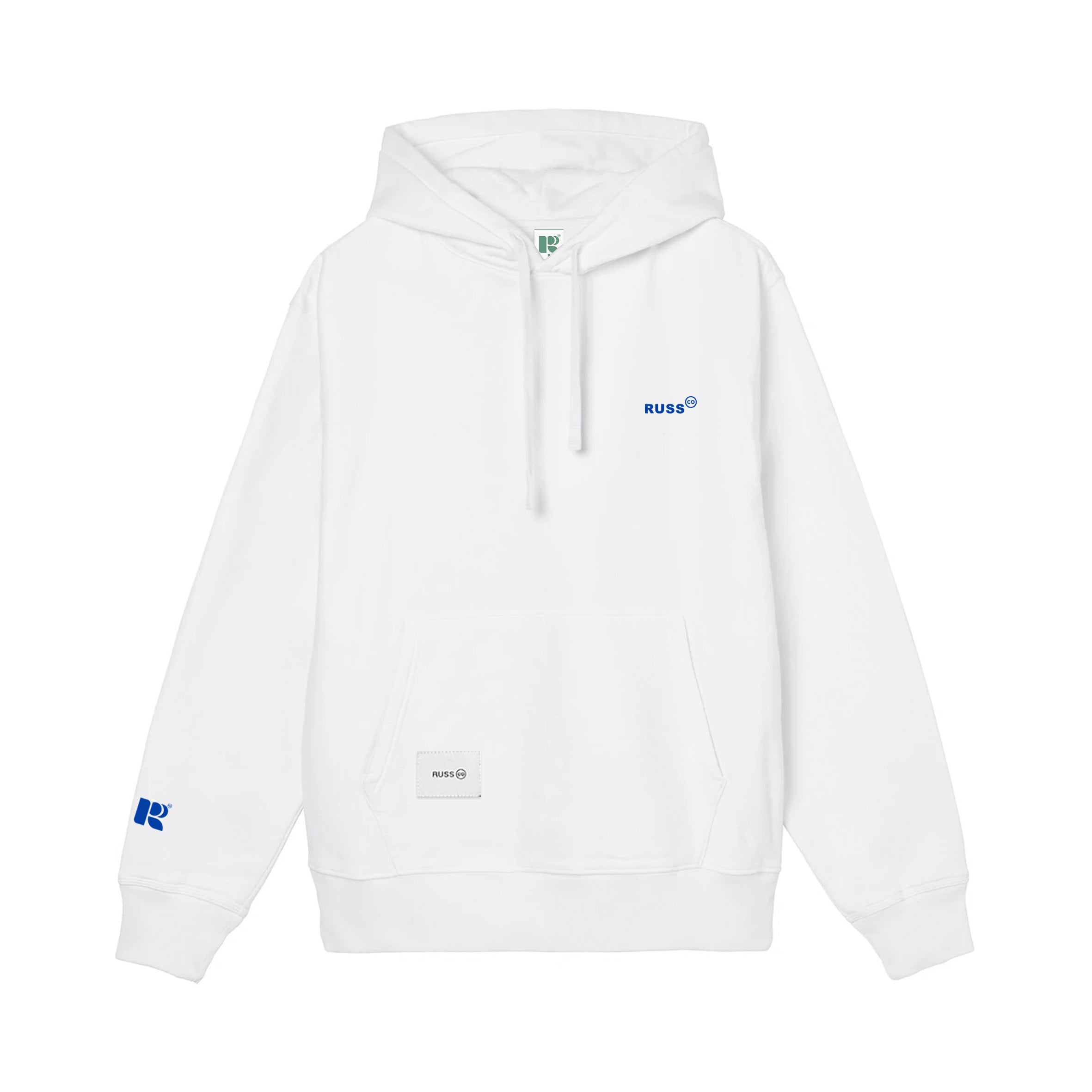 Russ Sweater Hoodie Tinylog White – Russ & Co | Proud To Be