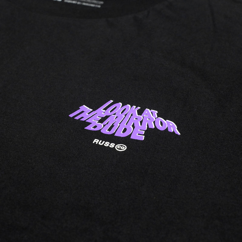 Russ Kaos Pria  So Funny Black Tshirt
