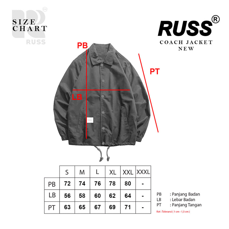 Russ Jacket Coach Alaska Navy