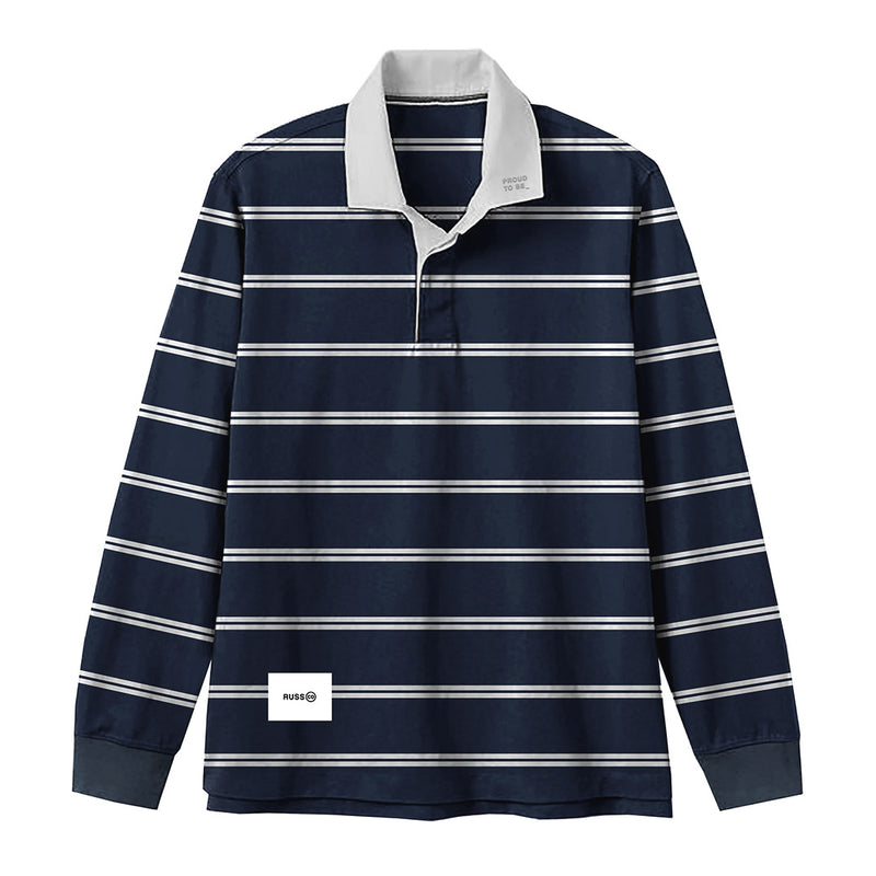 Russ Tshirt Long Sleeve Scrum Black