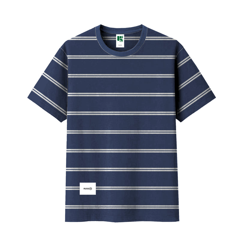 Russ Tshirt  Kaos Pria Salur Rails Navy