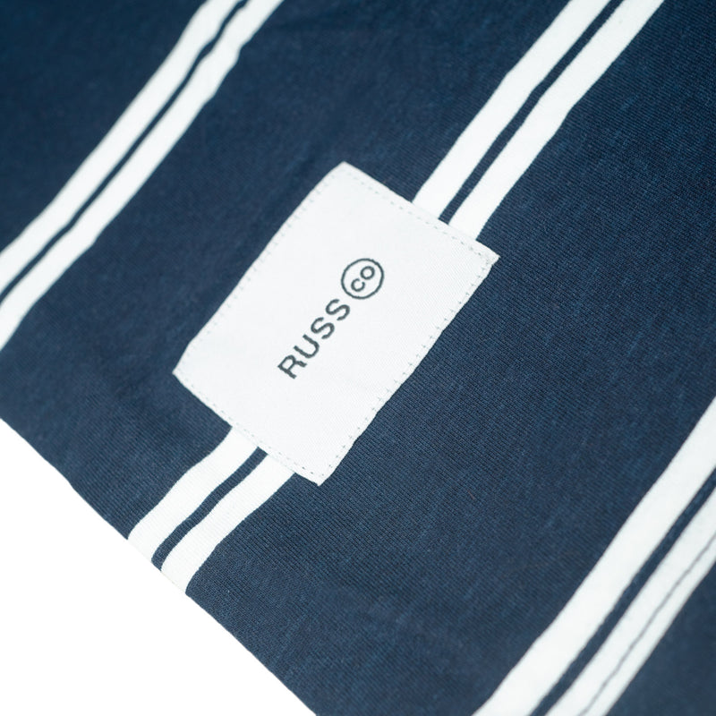 Russ Tshirt  Kaos Pria Salur Rails Navy